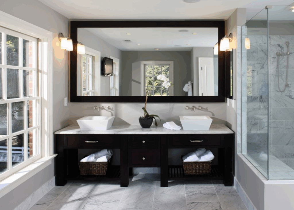 Large bathroom mirror 